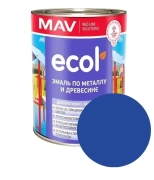 Эмаль Ecol ПФ-115 MAV (ярко-синяя) 1 л
