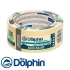 Лента малярная Blue Dolphin 48 мм х 50 м (желтая)
