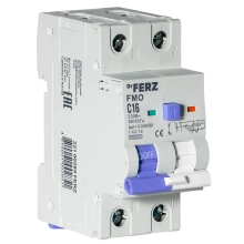 Дифавтомат DrFERZ FMO-EM-1P+N 10kA 16A/30mA тип А (00285)