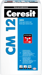 Клей для греса Ceresit CM 12, 25 кг