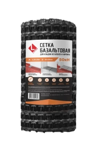 Базальтовая сетка для кладки LIHTAR 25x25 мм (0,25х25 м)