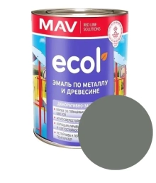 Эмаль Ecol ПФ-115 MAV (серая) 1 л
