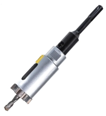 Коронка алмазная 35 мм со сверлом по железобетону Hilberg Laser HM235