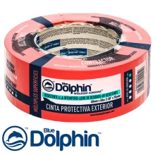 Лента малярная ПВХ Blue Dolphin Contractor 48 мм х 50 м (красная)