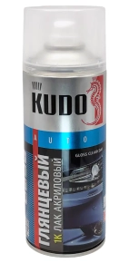 Лак акриловый KUDO (прозрачный) 520 мл KU-9010