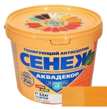 Антисептик тонирующий Сенеж Аквадекор 105 (калужница) 2,5 кг