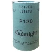 Наждачная бумага на пленке Р120, рулон 115 мм х 5 м SunMight