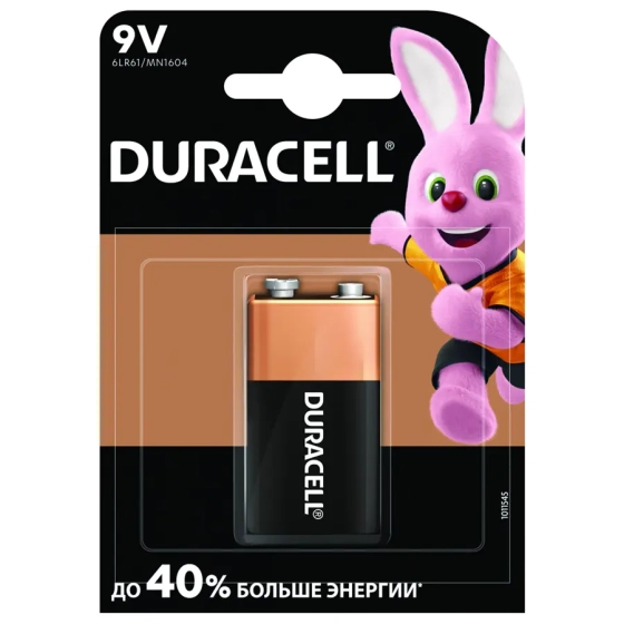 Батарейка DURACELL 9V/MN1604 BP