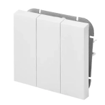 Выключатель 3-кл Bylectrica CARRE С05 (10-3605)