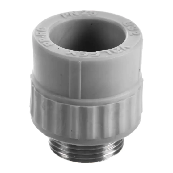 Муфта комбинированная с наружной резьбой 32х1" Valfex ПП