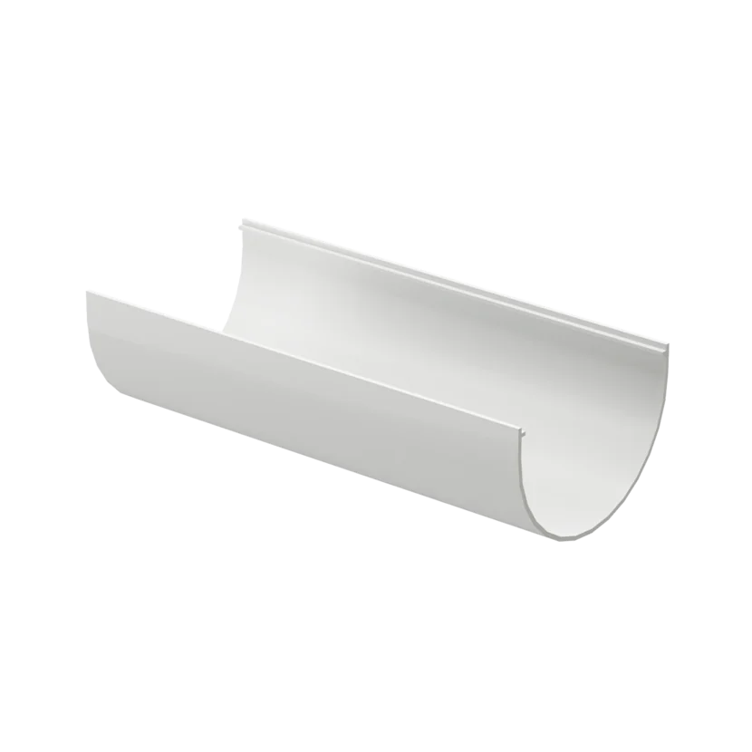 Желоб водосточный Docke PREMIUM RAL 9003 (пломбир) 3 м
