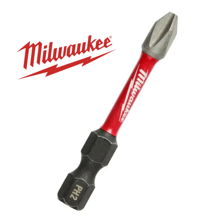 Бита для шуруповерта Shockwave Impact Duty PH2 50 мм Milwaukee (1 шт)