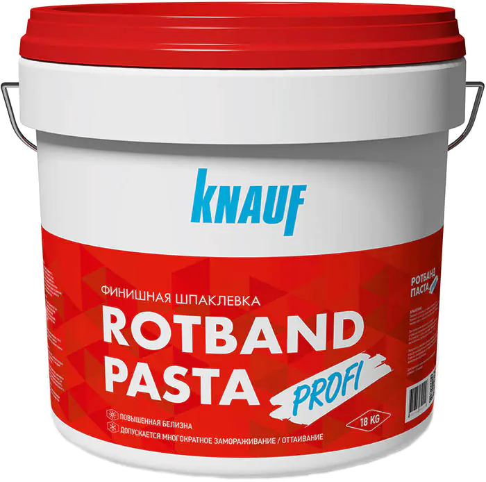 Шпатлевка финишная KNAUF Ротбанд-Паста PROFI, 18 кг