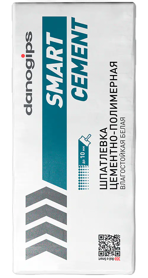 Шпатлевка Danogips SmartCement цементно-полимерная, 20 кг