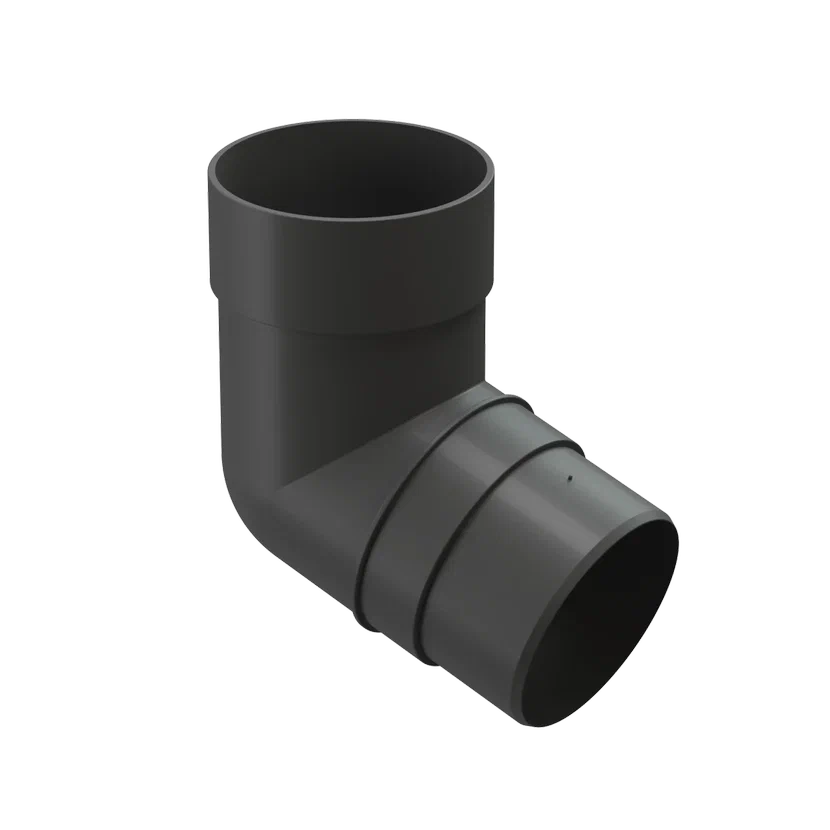 Колено 72º Docke PREMIUM RAL 7024 (графит)