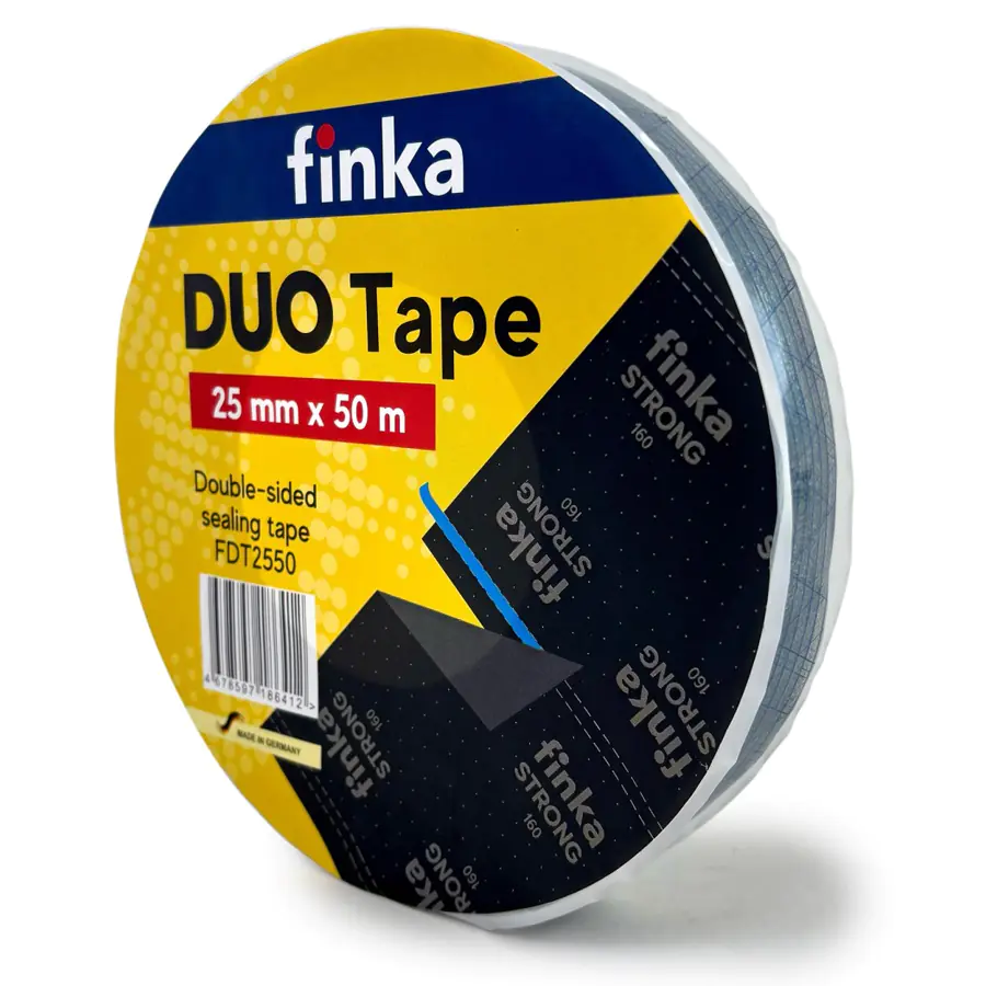 Лента двухсторонняя клейкая Finka DUO Tape 25 мм х 50 м