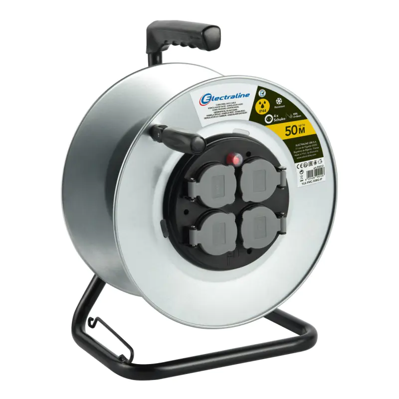 Катушка для кабеля металлическая Electraline (94012)