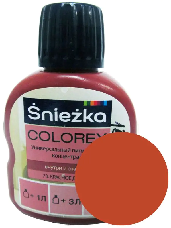 Колер Sniezka Colorex №73 (красное дерево) 100 мл