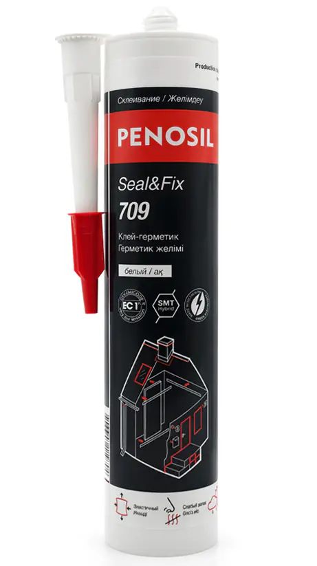 Клей-герметик Penosil Premium Seal&Fix 709 универсальный (белый) 290 мл