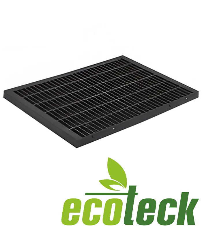 Придверная решетка 390х295х20 пластиковая Ecoteck